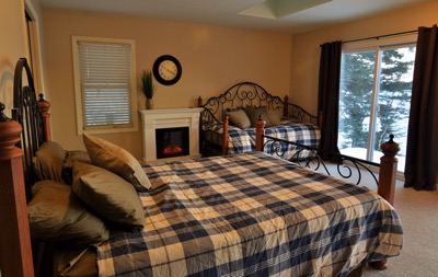 Lake House master bedroom
