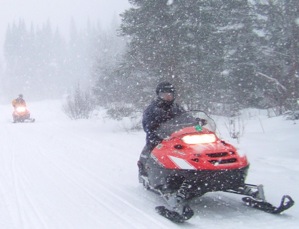 Tall Timber snowmobile rentals are a great way to see Pittsburg, NH
